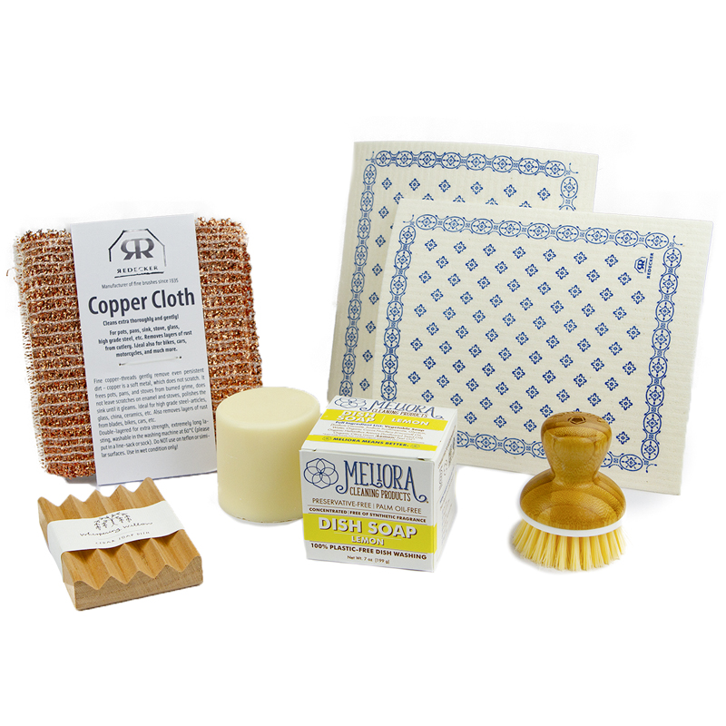 EH Castile Zero Waste Dishwashing Kit